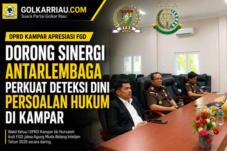 Wakil Ketua DPRD Kampar Iib Nursaleh Dorong Sinergi Antarlembaga Perkuat Pencegahan Persoalan Hukum di Kampar